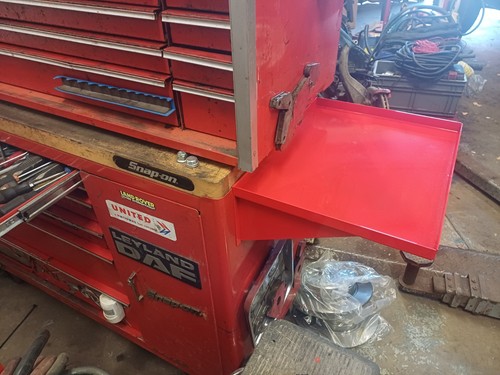 Tool box side shelf - heavy, duty